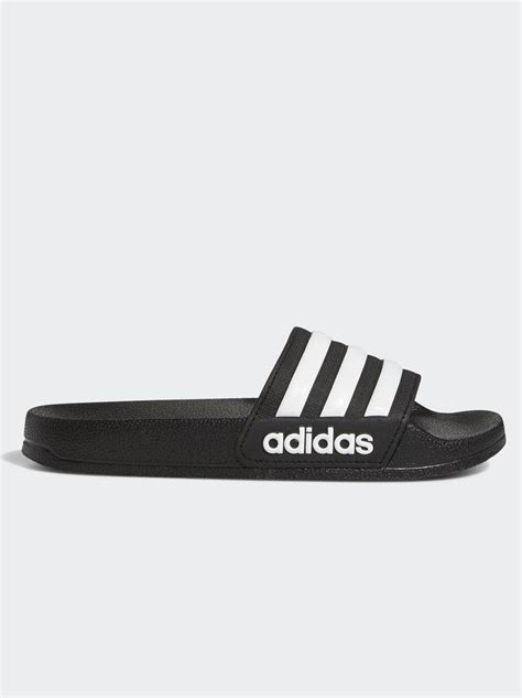 adidas zwart slippers|adidas club slippers.